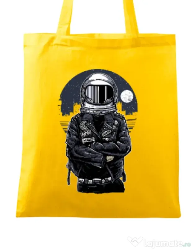 Sacosa din panza Astronaut rebel Galben