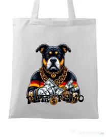Sacosa din panza BULLDOG 08 Alb