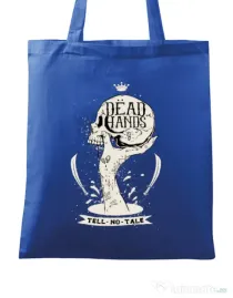 Sacosa din panza Dead hands Albastru regal