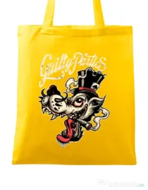 Sacosa din panza Guilty parties Galben