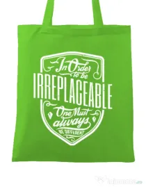Sacosa din panza Irreplaceable Verde mar