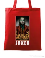 Sacosa din panza Joker flames Rosu