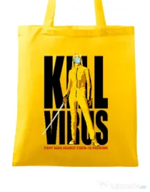 Sacosa din panza Kill bill Galben