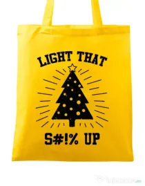 Sacosa din panza Light that up Galben
