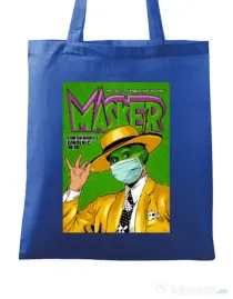 Sacosa din panza Masker Albastru regal