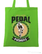 Sacosa din panza Pedal pushers Verde mar