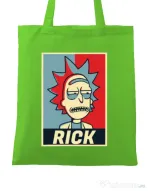 Sacosa din panza Rick Verde mar