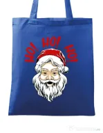 Sacosa din panza Smile santa Albastru regal
