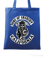Sacosa din panza Sons of anarchy Albastru regal