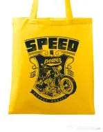 Sacosa din panza Speed and power Galben