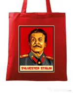 Sacosa din panza Sylvester Stalin Rosu