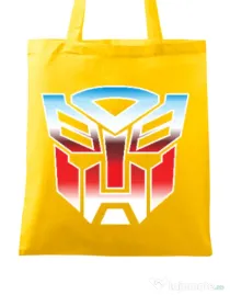 Sacosa din panza Transformers Galben