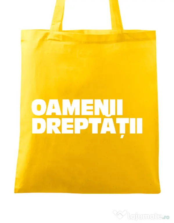 Sacosa din panza Tricou OD Galben
