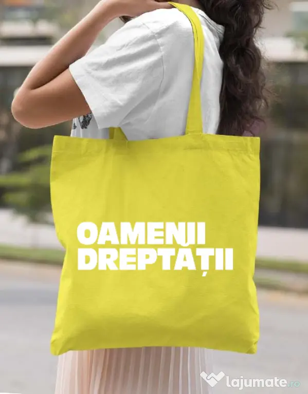 Sacosa din panza Tricou OD Galben