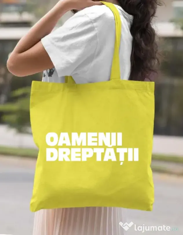 Sacosa din panza Tricou OD Galben