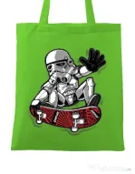 Sacosa din panza Trooper trick Verde mar
