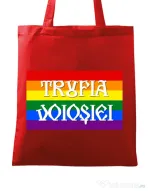 Sacosa din panza Trufia Voiosiei Rosu