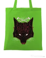 Sacosa din panza We are freaks Verde mar