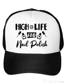 Sapca personalizata High on life Alb