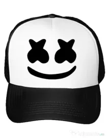 Sapca personalizata Marshmello Alb