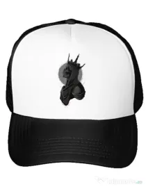 Sapca personalizata Skull King Alb