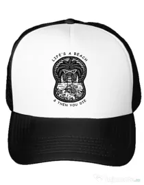 Sapca personalizata Sunset chill Alb