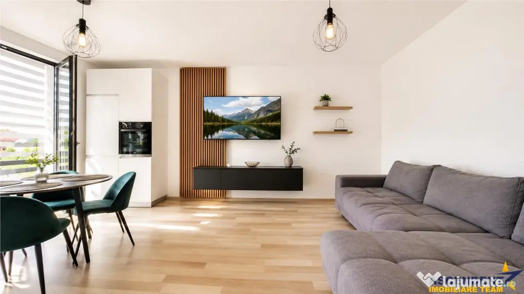 Apartament nou, mobilat si utilat modern, cu loc de parcare