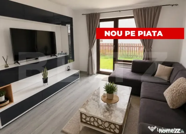 Apartament cu 2 camere și curte proprie de 70 mp, Ghimbav,