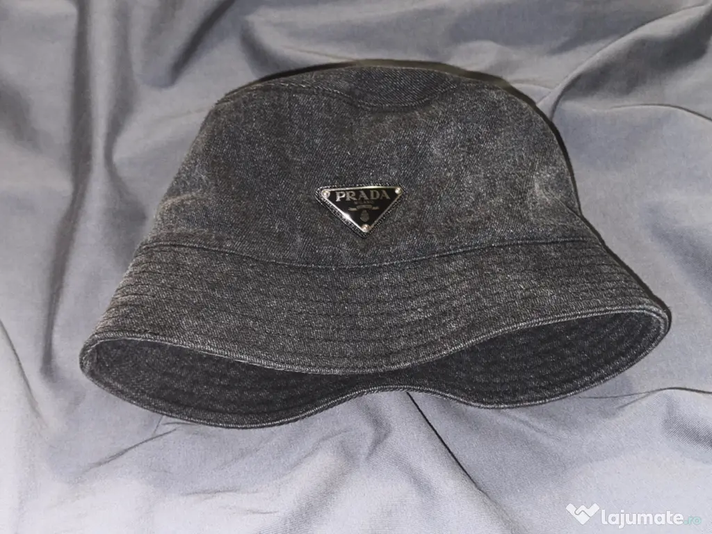 Pălărie Prada Denim Bucket hat