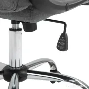 Vinsetto Scaun Birou Ergonomic cu Basculare, Înălțime și Înclinare Reglabilă, Capacitate 120 kg, 62x76x110-119 cm, Gri | Aosom Romania