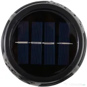 Outsunny Set 4 Lămpi LED de Exterior cu Energie Solară și Țăruși, Ø12x72 cm, Negru | Aosom Romania 