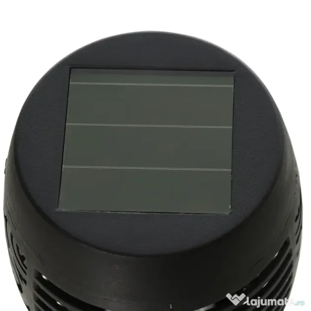 Outsunny Set 4 Lămpi LED de Exterior cu Energie Solară și Țăruși, Ø12x72 cm, Negru | Aosom Romania