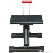 HOMCOM Cric de Ridicare pentru Motociclete, Capacitate 150kg, Înălțime Reglabilă, din Oțel Zincat și Cauciuc, cu Manivelă | Aosom Romania