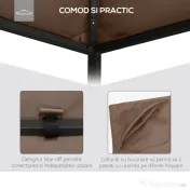 Acoperis de Schimb Outsunny 3x3m, din Poliester. 3x3m | Aosom RO 