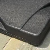 Outsunny Suport Pătrat pentru Umbrelă, Bază Greutate 20kg din Plastic, 41.5x41.5x35cm, Ideal pentru Exterior, Negru | Aosom Romania 