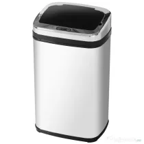 HOMCOM cos de gunoi din otel cu senzor automat, 30L