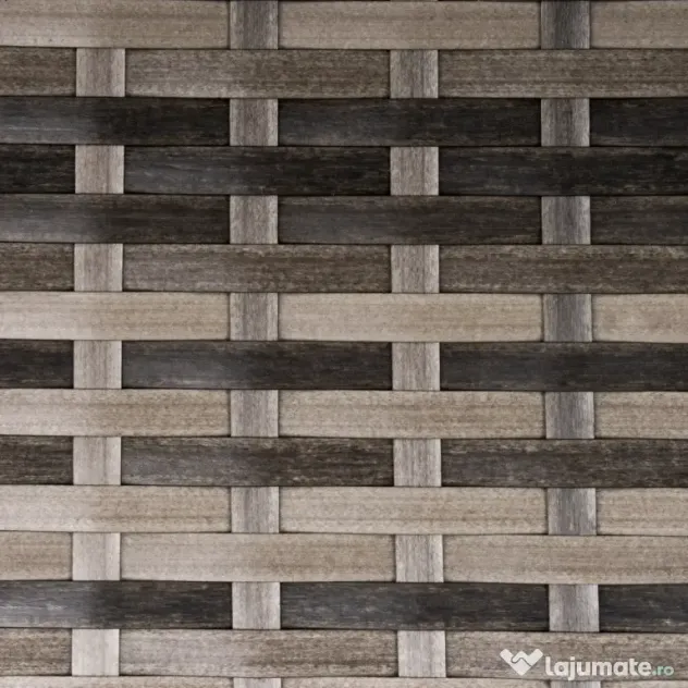 Masa Outsunny din Ratan sintetic pentru Exterior, Gradina, Terasa Impermeabilă Gri 45x45x44cm | Aosom Romania