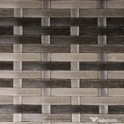 Outsunny Masuta din Ratan Sintetic pentru Exterior si Gradina Gri 