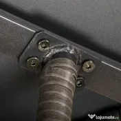 Outsunny Masuta din Ratan Sintetic pentru Exterior si Gradina Gri 