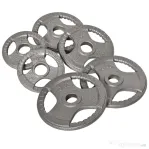 Homcom Set 6 Discuri Greutati – 35 kg, Otel pentru Haltere