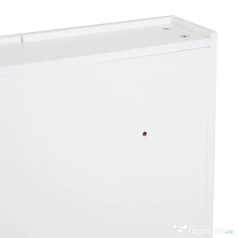 HOMCOM mobilier baie dulap cu oglinda, 60x75x15cm, MDF alb | Aosom Romania