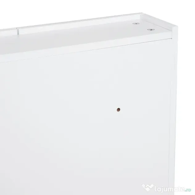 HOMCOM mobilier baie dulap cu oglinda, 60x75x15cm, MDF alb | Aosom Romania