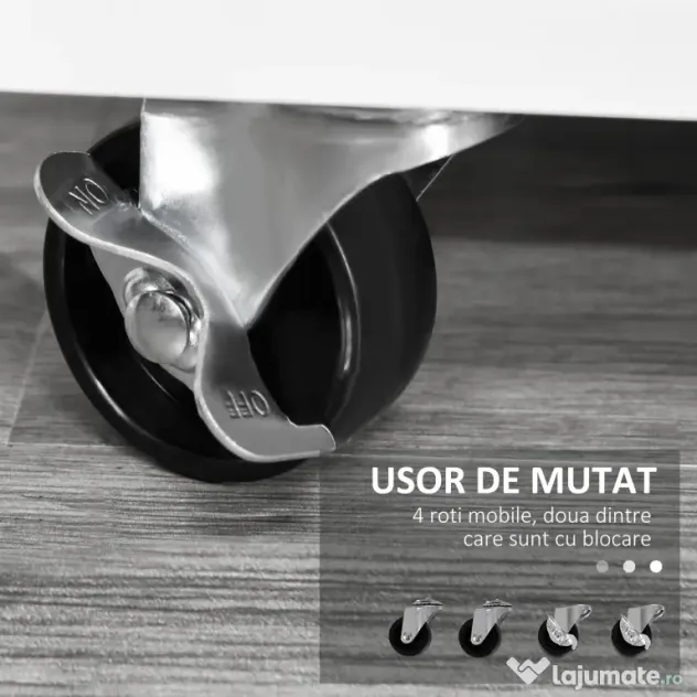 HOMCOM Mobilier Suport Imprimantă Dulapior Multifuncțional Design Compact și Elegant pentru Birou și Acasă | Aosom Romania