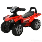 HOMCOM ATV jucarie pentru copii, 18 – 36 luni, licenta GOODYEAR lumini si sunete, rosu