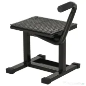 DURHAND Suport Motociclete din Oțel, Suport pentru Motociclete cu Suprafața și Manivelă din Cauciuc, 48x34x43 cm, Negru 