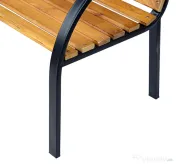 Outsunny Banca de Gradina sau Terasa cu 2 locuri, in Otel 122L x 60L x 83Hcm