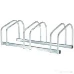 HOMCOM Suport de parcare pentru 3 biciclete din otel, 70,5 x 33 x 27cm, argintiu