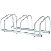 HOMCOM Suport Parcare Biciclete din Oțel, Organizare Eficientă, 70.5x33x27cm, Argintiu | Aosom Romania