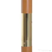 Outsunny Umbrelă Rotundă de Grădină din Bambus și Poliester 2.5x2.3m Crem/Alb | Aosom Romania