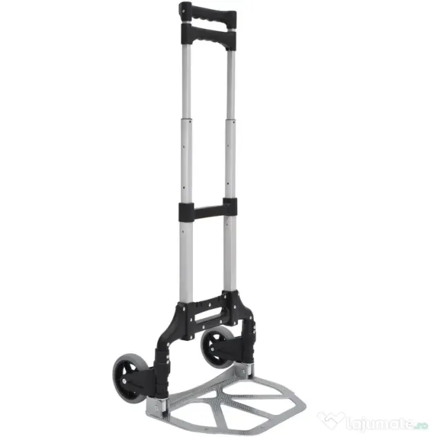Homcom Carucior Pliabil Transport – Aluminiu, Capacitate 70 kg